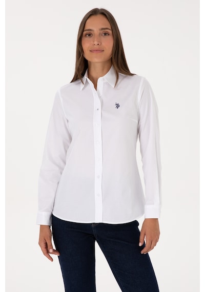 U.s. Polo Assn. Kadın Beyaz Gömlek Basic 50308023-vr013 Beyaz