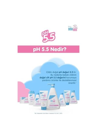 Baby Ph 5.5 Göz Yakmayan Formül Nemlendirici Etkili Bebek Şampuanı 150 Ml Açik Gri