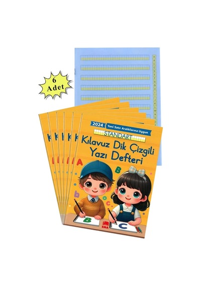 Yeni Müfradat Güzel Yazı Defteri Orta Boy 16.5x24 24 Yaprak 6 Ade