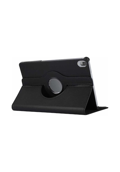 Lenovo Tab P11 Pro 2020 Tb-j706f-tb-j706l Uyumlu 360 Dönebilen Standlı Pu Deri Tablet Kılıfı - Siyah - T19604