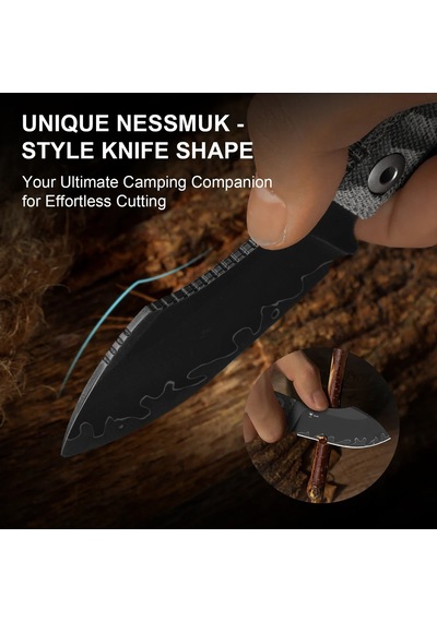 Kizer Kamp Rook 3-layer Composite Steel Norplex Ultrex Micarta Fixed Blade Kizerv 1090a2 Kum
