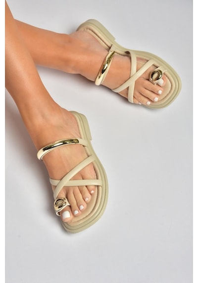 Fox Shoes Y973611309 Ten Kadın Terlik