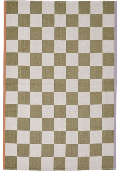 Büyük Halı, Beyaz-yeşil, 133x195 Cm