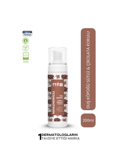 Tto-x Nemlendiricili Duş Köpüğü Sütlü&çikolata Kokulu 200ml Çikolata 10744785