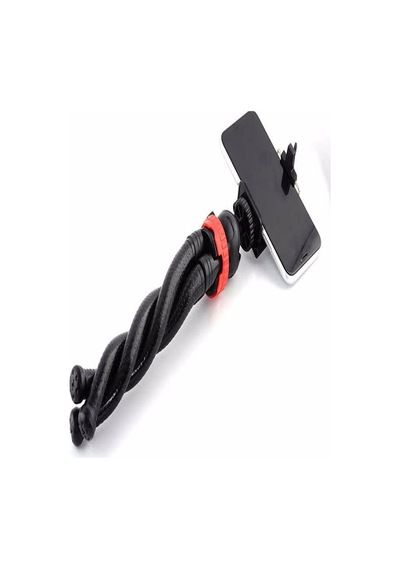 Ayrex Teknosepetim Esnek Flexible Tripod Kamera Profesyonel Telefon Tutucu 360 Derece Tripot, Siyah Diğer