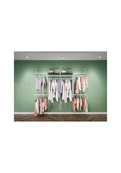 Mağaza Raf Sistemi, Askılık Sistemi, Butik Rafı, Mağaza Stand, Giyinme Odası - 245 200 Çok Renkli