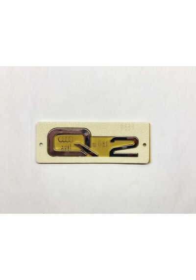 Audı Q2 Bagaj Yazısı 120mm-36mm Uyumlu