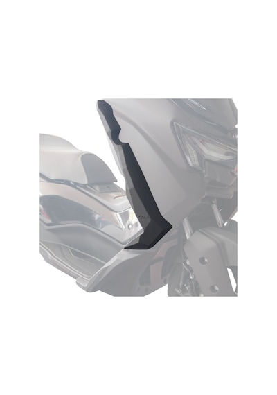 Gp Kompozit Yamaha Nmax 125 / 155 2025 Uyumlu Üst Bacak Koruma Siyah