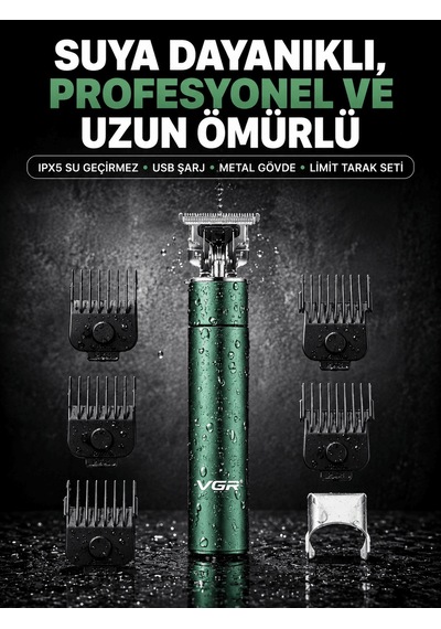 Lexroo 4 Limit Taraklı Ipx5 Su Geçirmez Saç Kesme Makinesi
