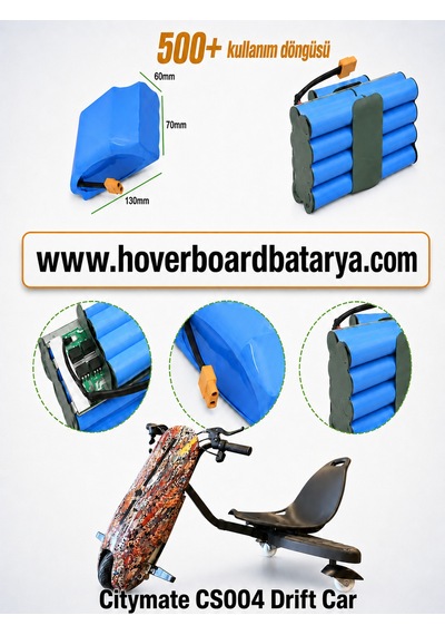 Citymate Cs004 Drift 6 Ay Garantili Hoverboard Bataryası