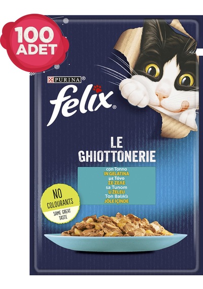 Purina Felix Ton Balıklı Pouch Yetişkin Kedi Maması 100 x 85 G
