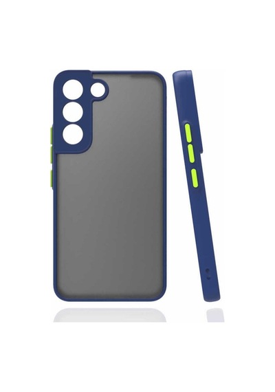 Galaxy S22 Plus Kılıf Zore Hux Kapak Lacivert