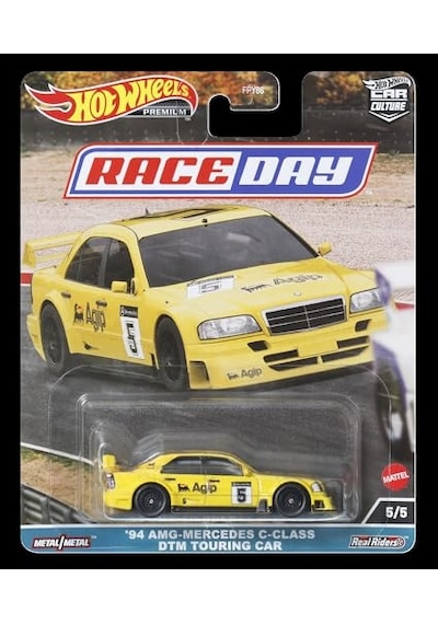 Mattel Hot Wheels Premium Car Culture Race Day '94 Amg-mercedes C-class Dtm Touring Car - Hkc62