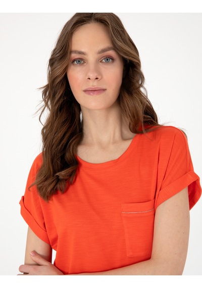 Pierre Cardin Kadın Kırmızı Tişört 50301440-vr030 Kırmızı