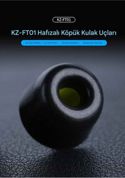 Kz Ft01 Memory Foam Kulaklık Ucu 3 Boy