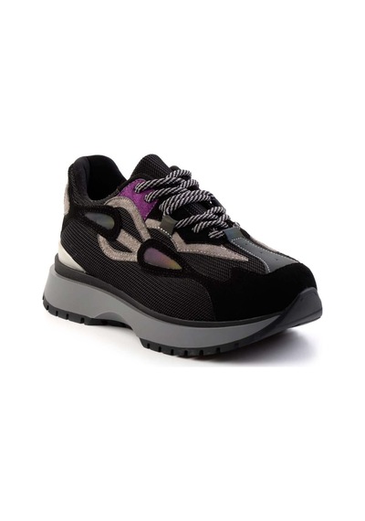 Bambi Siyah Kadın Sneaker K01429160402 Siyah