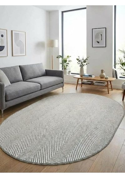 Elit Premium Sisal Jut Halı 1001 -bej Krem Balık Sırtı Desen