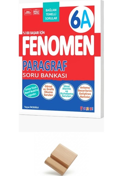 Fenomen 6. Sınıf Maarif 6a Paragraf Soru Bankası + Telefon Standı