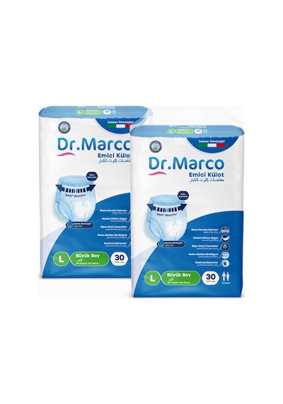 Dr. Marco Yetişkin Emici Külot L 60'lı