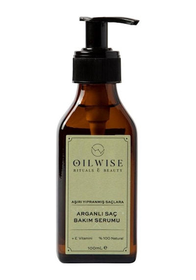 Oilwise Yıpranmış Saçlara Özel Nemlendirici Ve Besleyici Arganlı Saç Serumu 100 ML