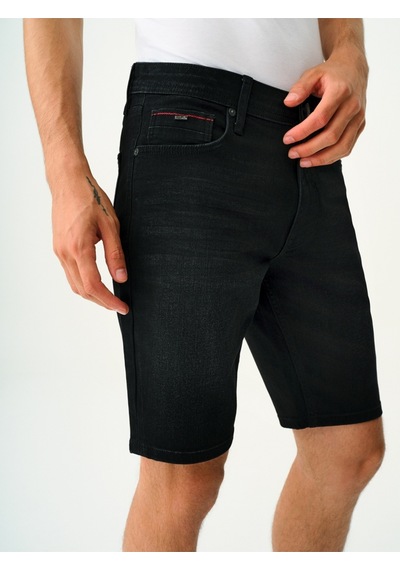 Slim Fit Erkek Şort Gri