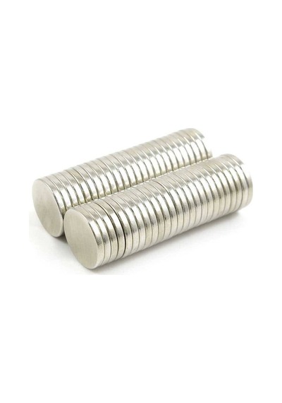 4 Adet Yuvarlak Neodyum Mıknatıs Magnet - 12 x 2 mm