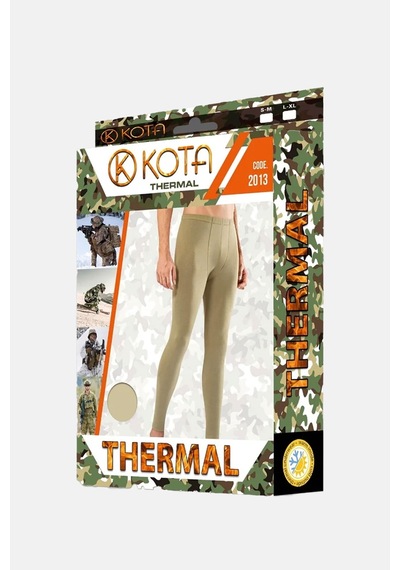 Kota Erkek Tayt Termal 1 Adet Haki Yeşili