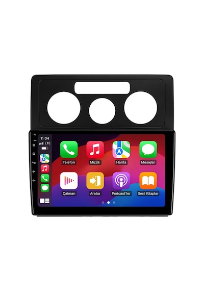 Volkswagen Caddy Android Multimedya 2004-2010 Manuel Carplay Android Auto 8gb Ram 128gb Pro 9"
