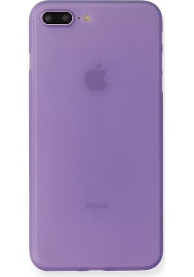 Newface Apple, Uyumlu iPhone 7 Plus Kılıf Pp Ultra İnce Kapak - Mor