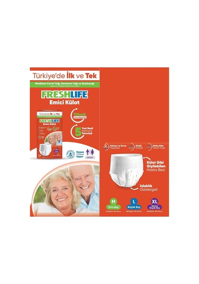 Emici Külot Yetişkin Bezi Xl Ekstra Büyük 60 Adet 2pk 30 XL