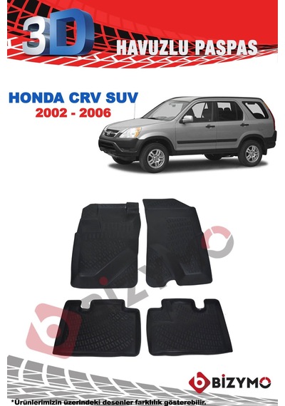 Honda Crv Suv 2002-2006 3D Paspas Takımı Bizymo