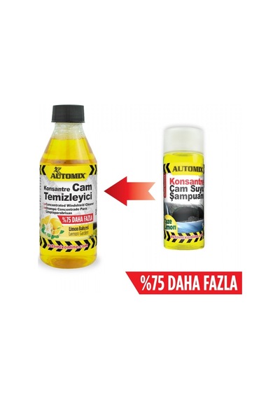 Konsantre Cam Temizleme Suyu 100 Ml Limon Bahçesi Leke Bırakmayan Formül