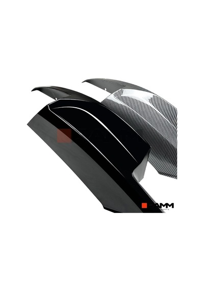 Bmw F10 F11 M5 Stil Ön Tampon Flap Seti - Parlak Karbon