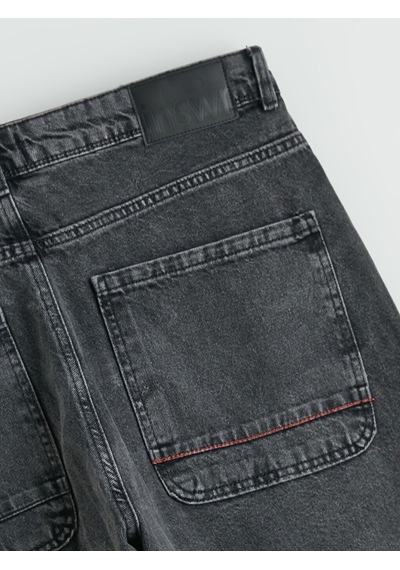 Lcw Jeans Antrasit Süper Baggy Fit Erkek Jean Pantolon