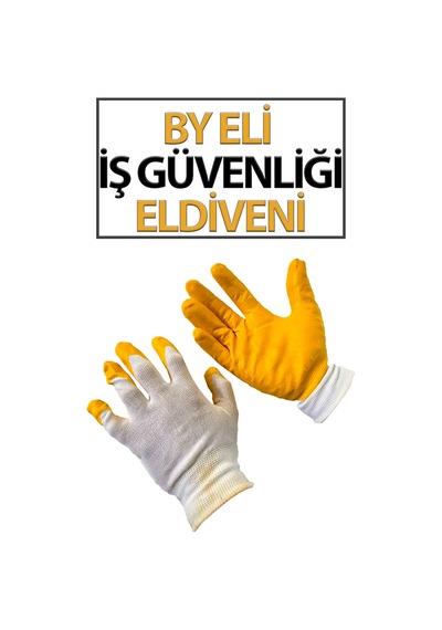 İş Eldiveni By Eli Soft Kırmızı-siyah