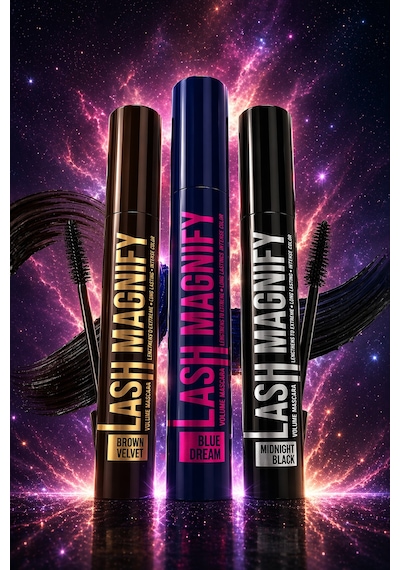 Pierre Cardin Lash Magnify - Midnight Black - Lifting Etkili, Dolgunlaştıran Ve Ekstrem Hacim Veren Maskara Ultra Siyah