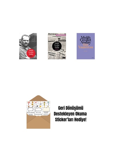 Melih Cevdet Anday - Bütün Şiirleri Ciltli + Müstear Zamanlar - 1 + Şiir Yaşantısı - Şiir Yazıları + Okuma Sticker'ları
