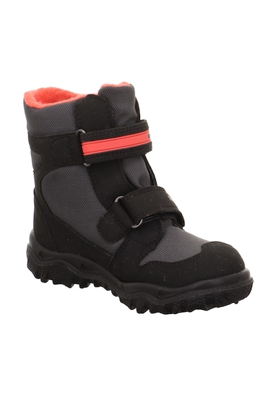 Superfit 1-809080 Husky Çocuk Siyah/kırmızı Gore-tex Bot Siyah - Kırmızı