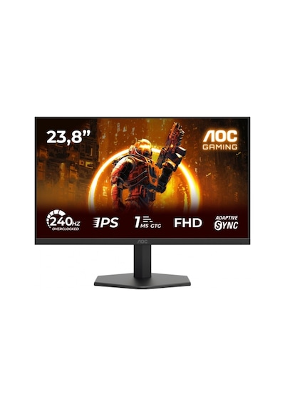 Aoc 24G11ZE 23.8" 240 Hz Oc 0.3 Ms Freesync Full HD HDR 10 Fast Ips Oyuncu Monitörü Ölü Pixel (Teşhir)