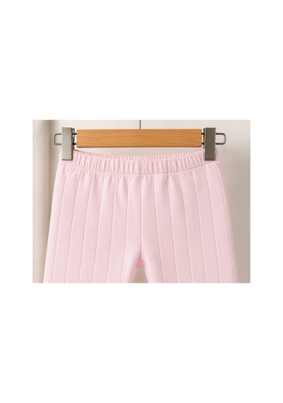 H&c Coolboy H&c Bebek Patiksiz Alt Pantolon %100 Pamuk Esnek Fitilli Ribana 0-36 Ay Pembe