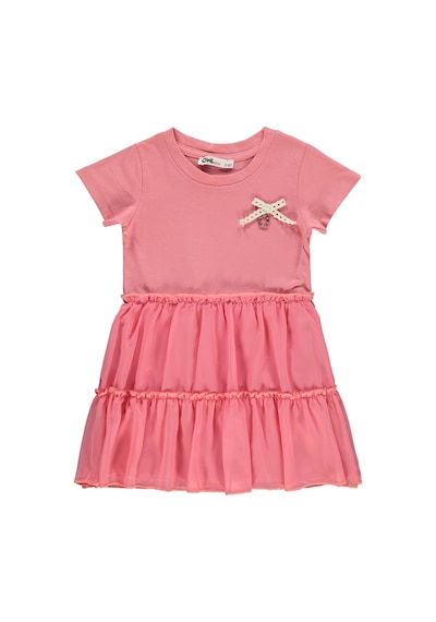 Civil Girls Kız Çocuk Elbise 2-5 Yaş Gül Pembe 26d17248124s1 Gül