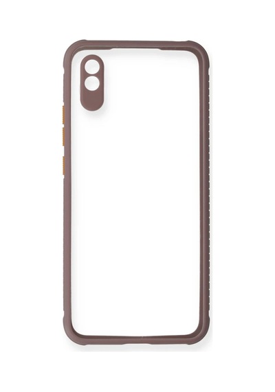 Ventra Redmi 9a Kılıf Miami Şeffaf Silikon - Açık Mor Ventra