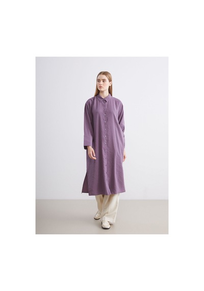LC Waikiki Alıta Cıty Farkıyla Lcw Modest Mor Oversize Modal Karışımlı Kadın Gömlek Tunik Mor - 931522775 Mor LC Waikiki Alıta Cıty Farkıyla Lcw Modest Mor Oversize Modal Karışımlı Kadın Gömlek Tunik Mor - 931522775 Mor