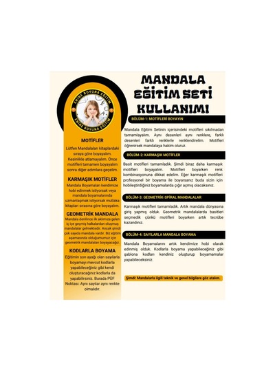 Mandala Boyama Eğitim Seti 4 Süper Kitap