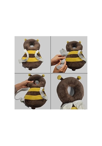 Baby Boyun Ve Kafa Koruma Yastığı Sevimli Arı Figüranı 14x30 Cm