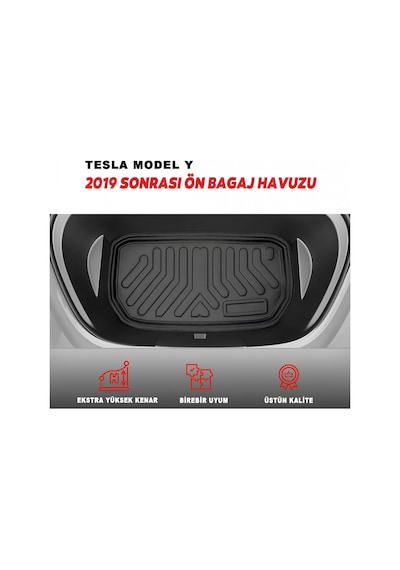 Tesla Uyumlu Model Y 2019 Sonrası Ön Küçük Bagaj Havuzu