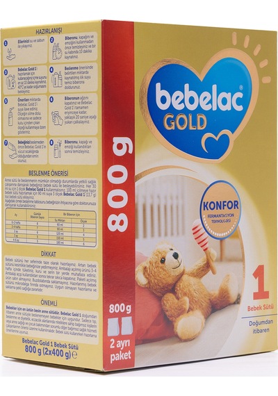 Bebelac 1 Bebek Sütü 800 G 2 Kutu