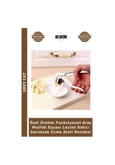 Özel Üretim Fonksiyonel Araç Mutfak Eşyası Lezzet Katıcı Sarımsak Ezme Aleti Rendesi Çok Renkli