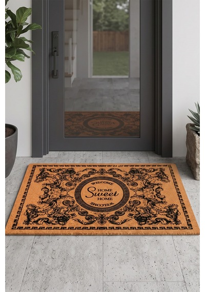 Villadia Home Textile Kapı Önü Paspası Kaymaz Taban Dekoratif Paspas Ev Giriş Antre İç Ve Dış Mekan Paspası 45x70 Cm 5ypycoco