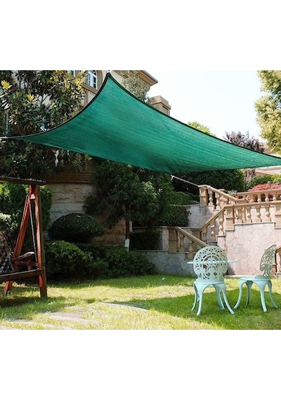 9.5 Metre X 3 Metre %95'lik Gölgelik File 300 Grm 1. Kalite İşçilik'li Halkalı Kemerli Yeşil